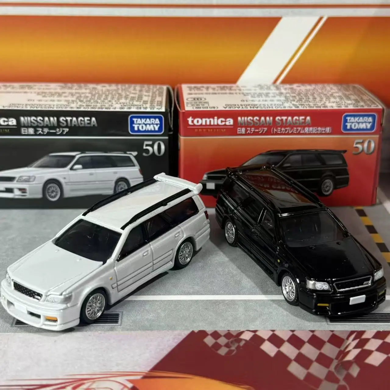 Takara Tomy Tomica Premium 50 Nissan Stage A Mini Car Toy Alloy