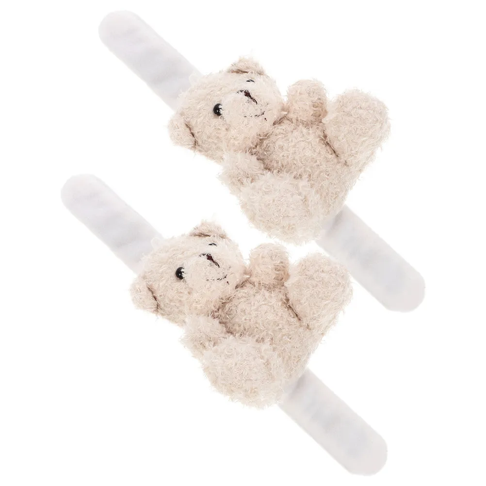 

2Pcs Animal Theme Slap Bracelet PP Cotton Material Easy Wear Play Party Favors Costume Party Decor Slap Wrist Band Birthday Gift