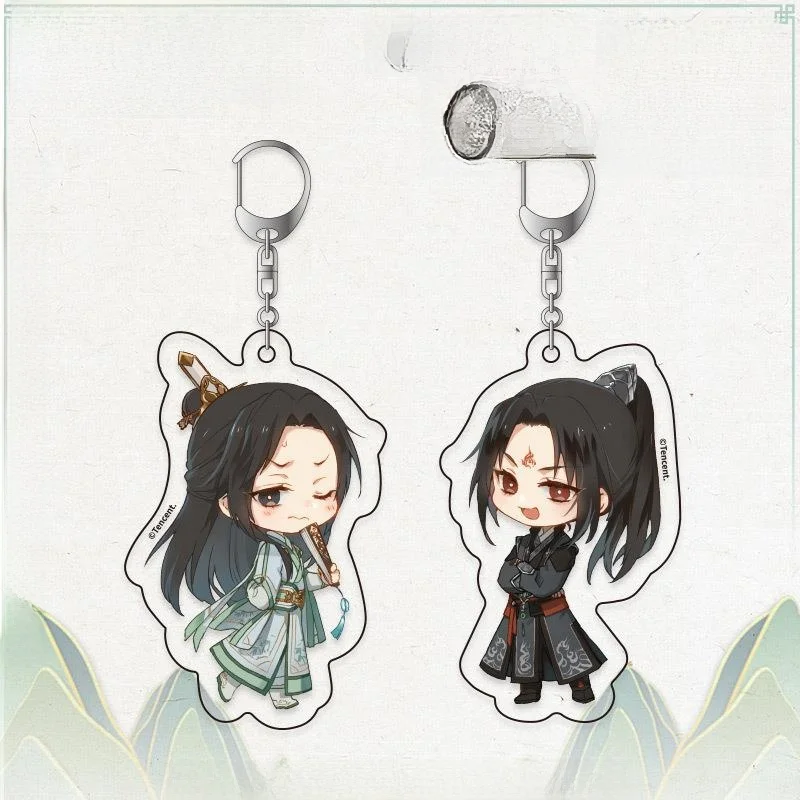 Double-Sided Acrylic Keychain Pendant Custom-Made Scenic Guide Self-Survival Wearable Art Key Holder by Huayasen