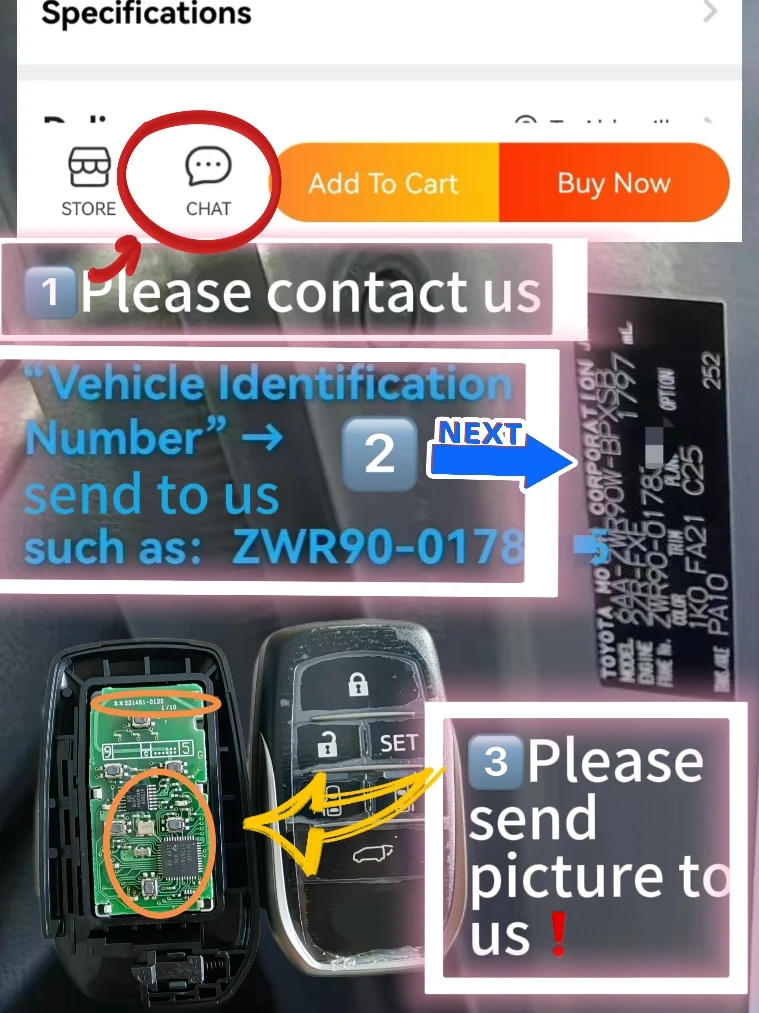 بطاقة المفاتيح الذكية لتويوتا جي آر ، بطاقة من من من ، من ، من MHz ، ومن MHz