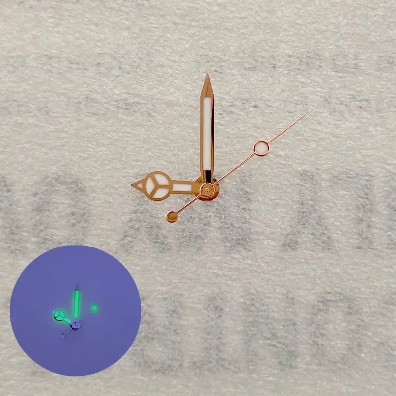 Puntatore NH35 luce notturna verde luce notturna blu ghiaccio compatibile con movimento NH35/NH35 Sostituzione di accessori per orologi