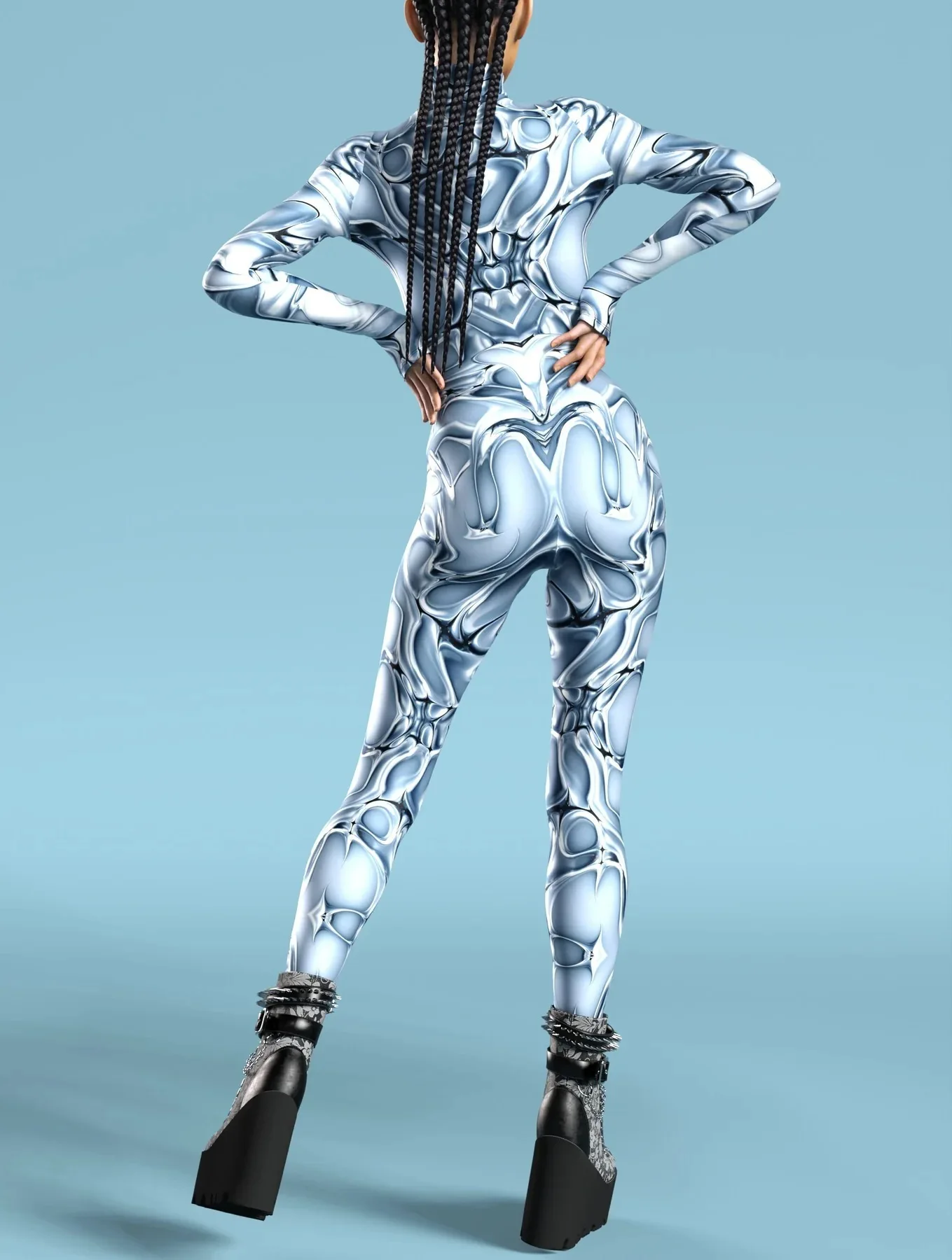 Damen Herren Muskel-Mensch Wüste Dazzle in Sieben Farben 3D-Druck Verkleidungs-Jumpsuit Halloween-Party Cosplay-Kostüme Outfit – Detail 19