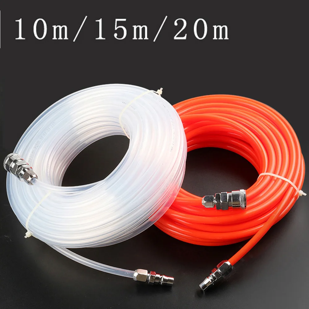 10M/15M/20M High Pressure Pneumatic Pipe Air Tube Compressor Hose With Connector Air Fuel Tools For Compressor