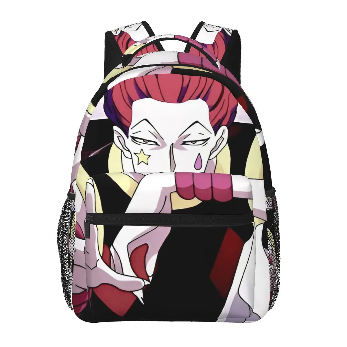Hisoka Hunter X Hunter Anime Student Backpack School Bag Hiking Travel Daypack for Men Women Fashion Bookbag Shoulder Bags
