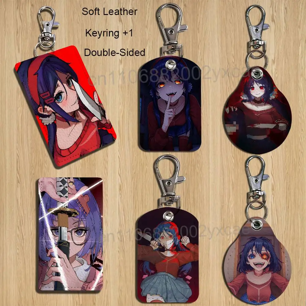 

cool Crazy Mita game MiSide Holder For Bank Business Work Card Holder Student Card Case Bus Card Keychain