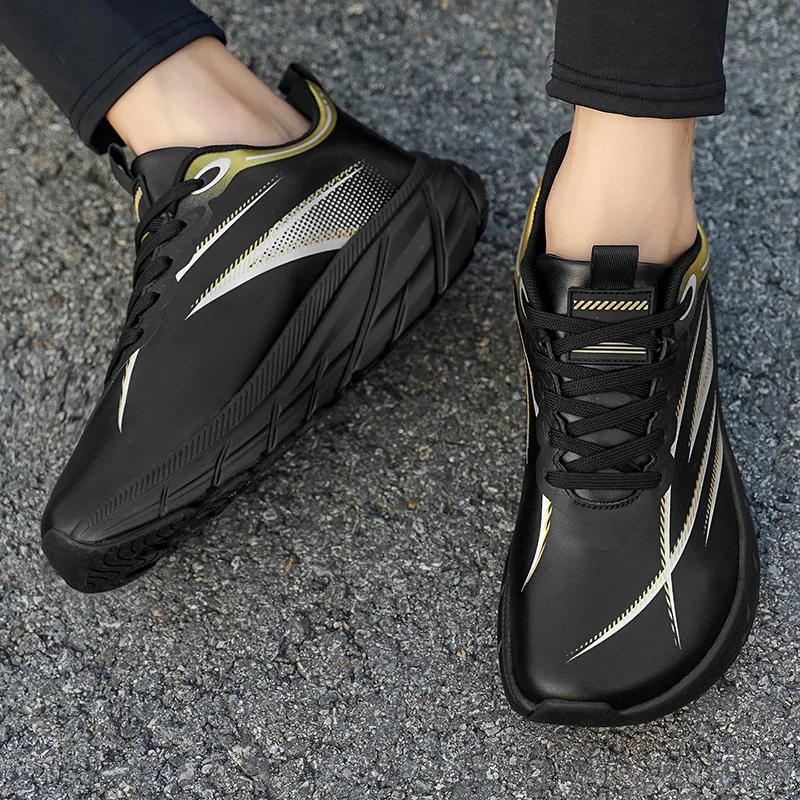 

Men's Breathable Mesh Running Shoes Outdoor Low-Top Large Size Shock Absorption Anti-Slip Casual Sports Sneakers