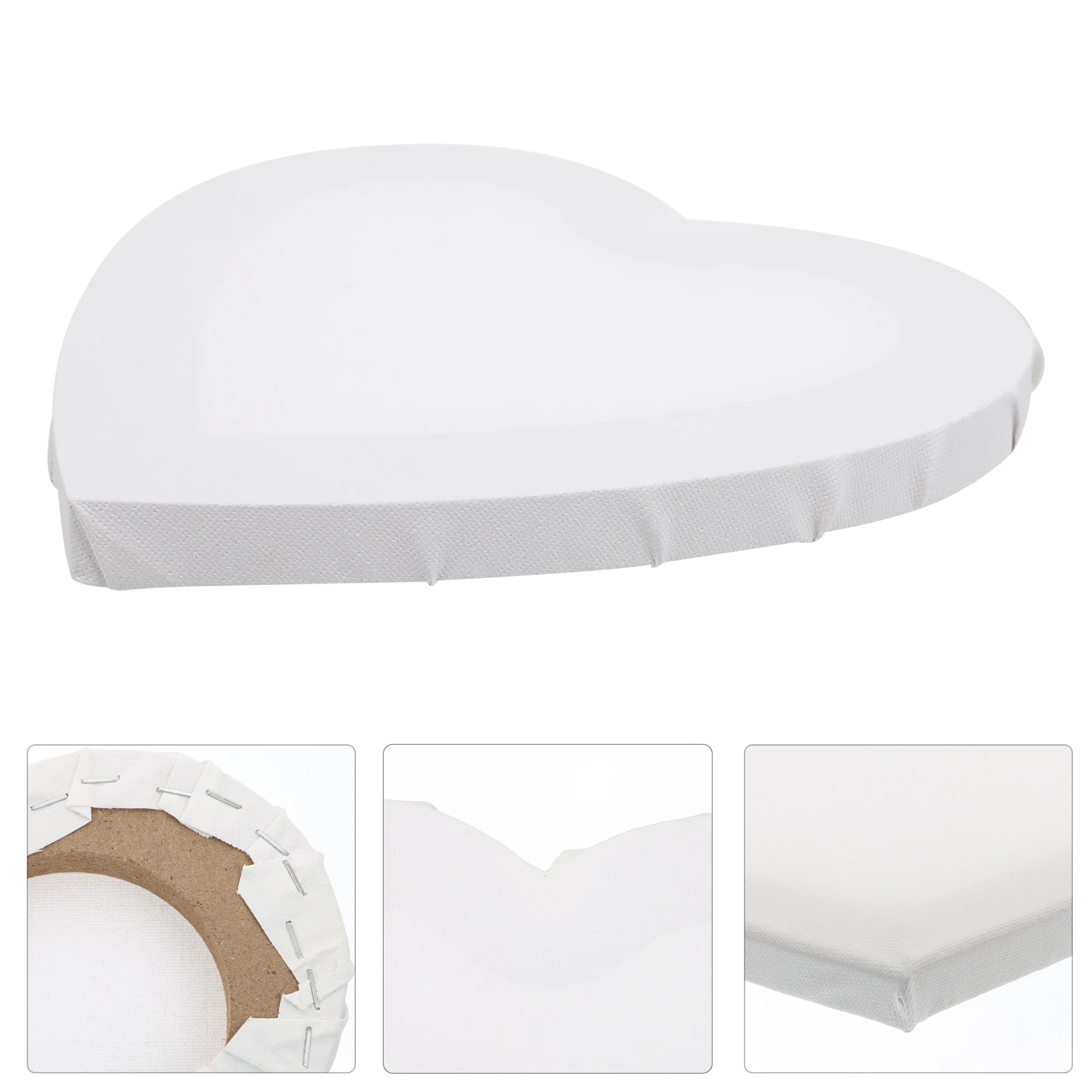 Oil Painting Canvas Frame Board Stretcher DIY Blank Heart Shape Lightweight Compact Size Students Hobbyists Painting