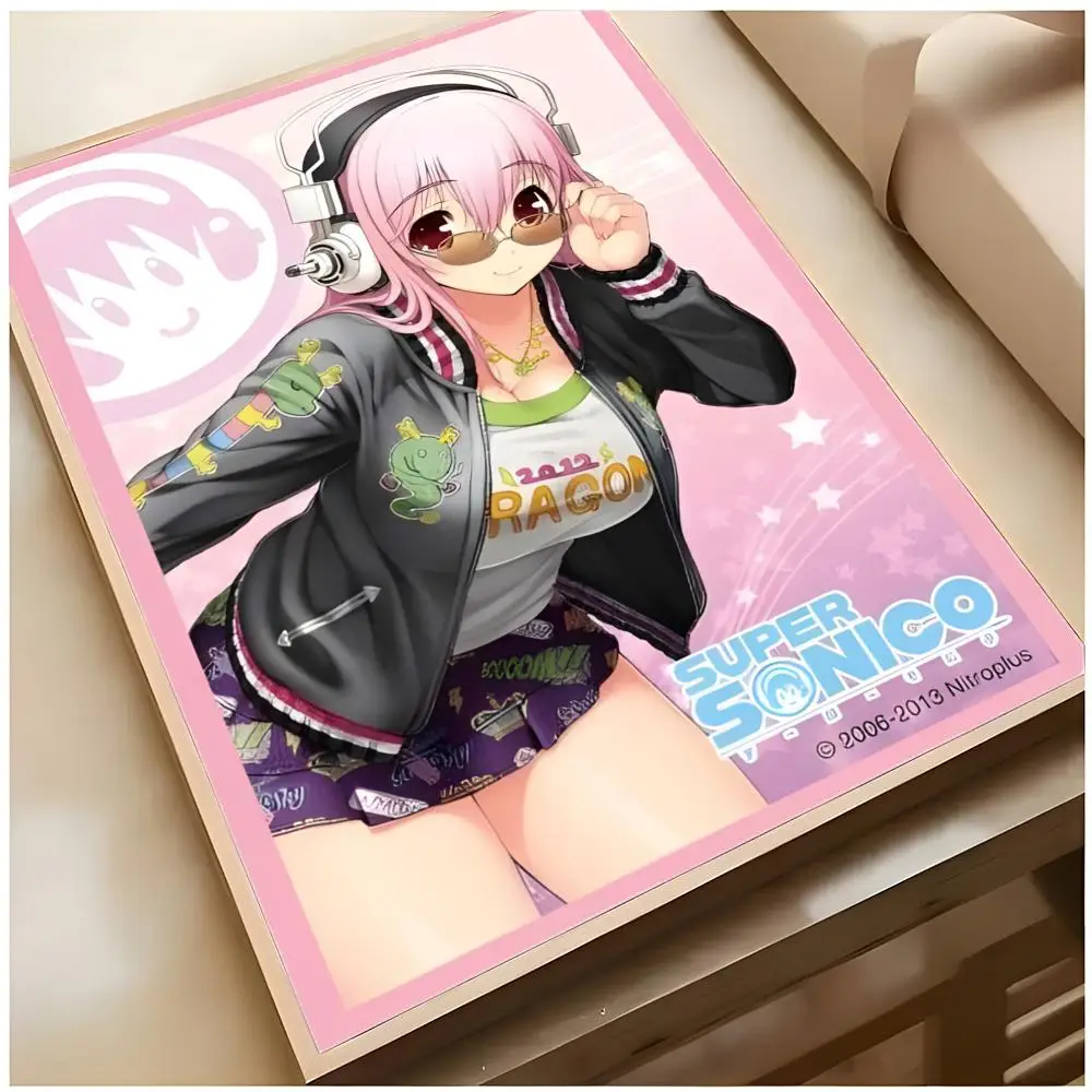Niedlicher Anime-Charakter S-Super Sonico Poster Superior Home Space Pub Indoor Dekorative Kunst & Wohndekoration – Detail 9