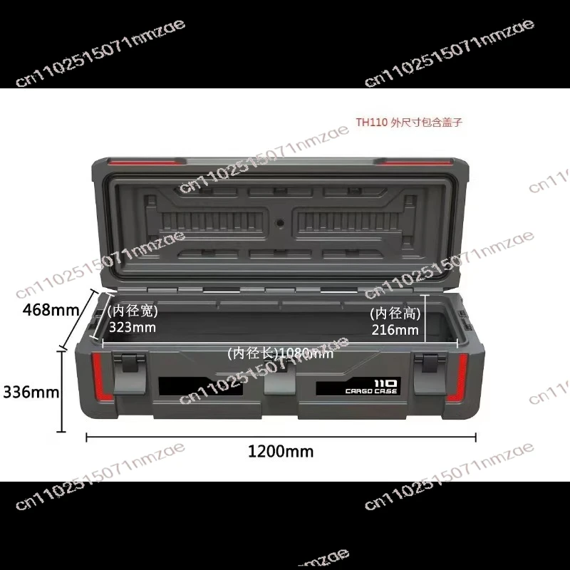110L Car Roof Box Camping Accessories Storage Toolbox Trunk