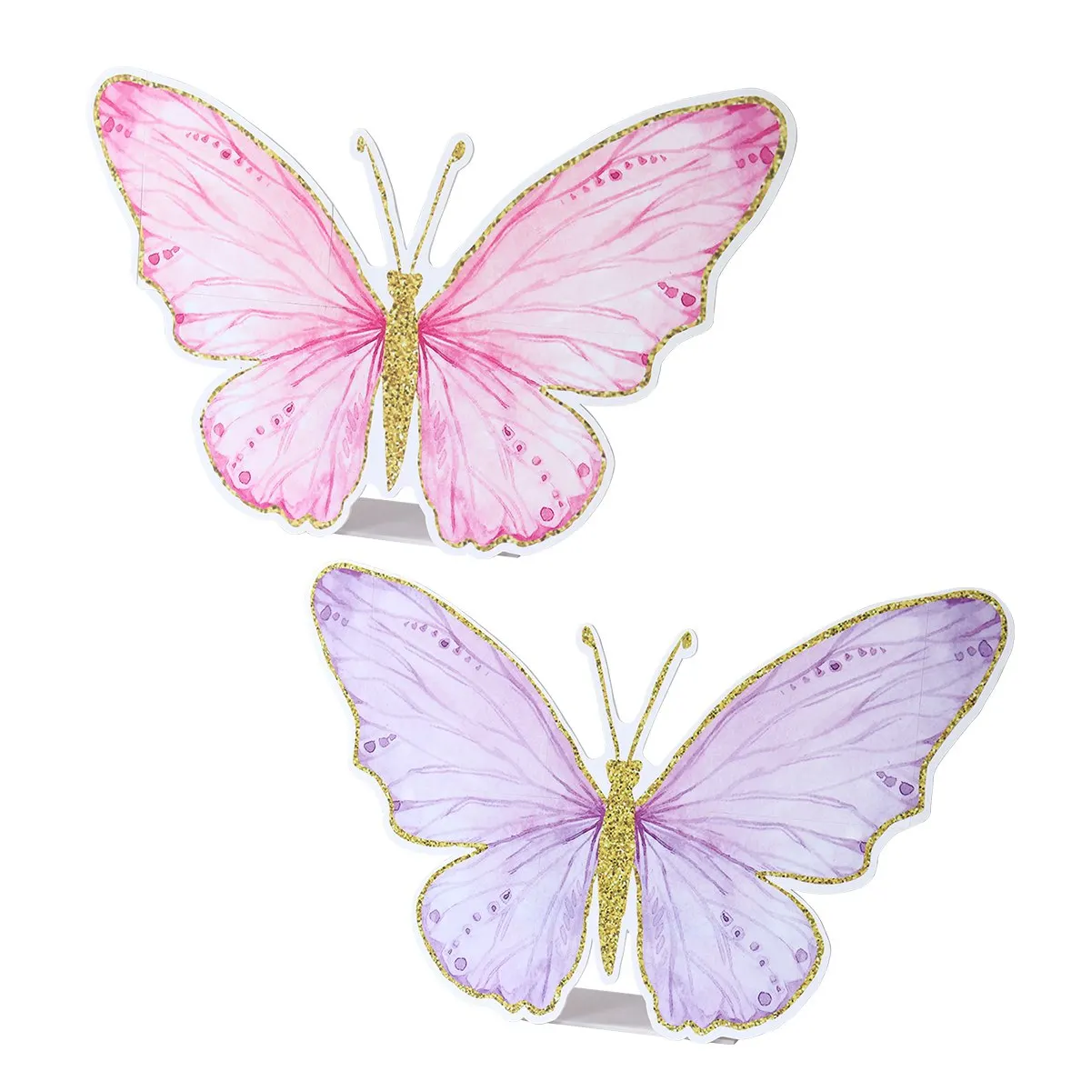 56x89cm Big 3D Simulation Butterfly Birthday Decoration Girl Butterfly Decor Birthday Party Baby Shower Wedding Decoration