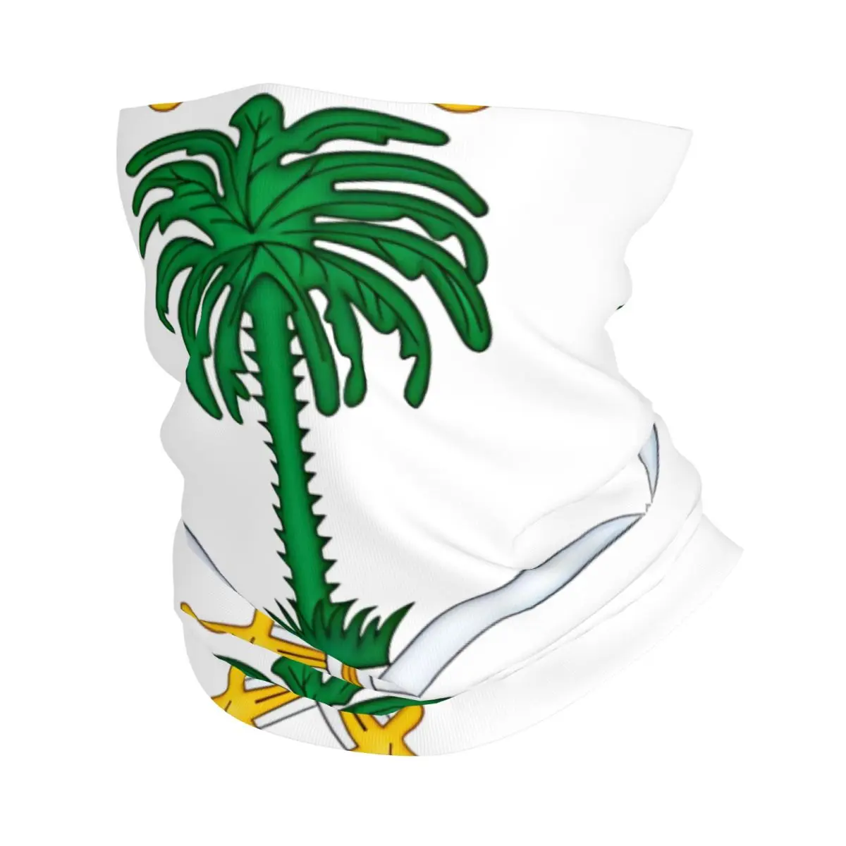 Emblem von Saudi-Arabien Bandana Hals Gamasche gedruckt Wickels chal warmes Stirnband läuft Unisex Erwachsenen wind dicht