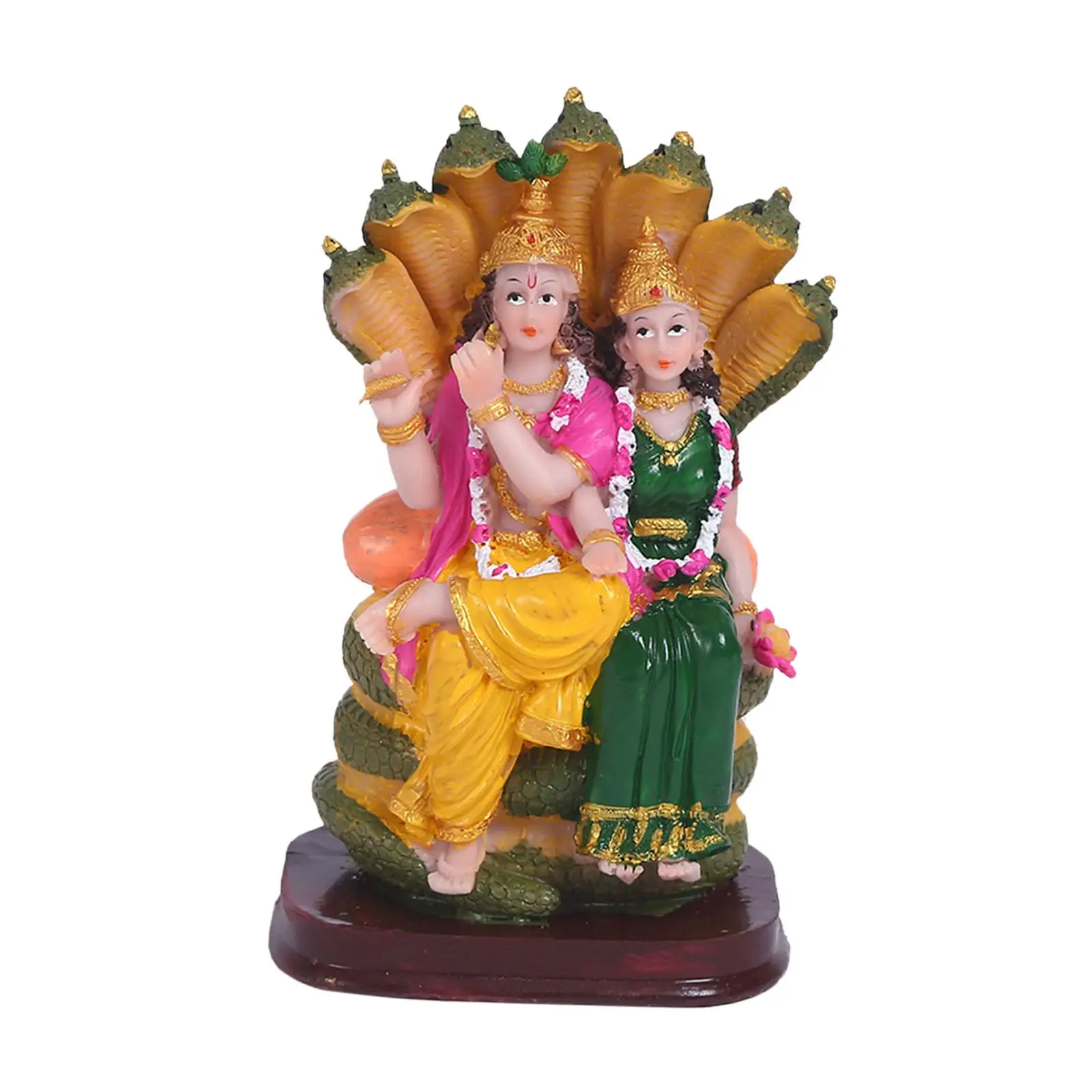 Resin Figurine Gift Art Decorative Indian God Statue Couple Sculpture Tabletop