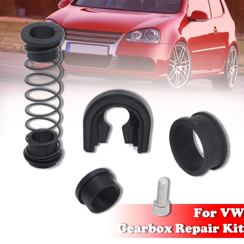 Gearbox Repair Kit For VW Golf Bora Jetta Caddy MT Trans Shifter First Gear Getter Reverse Lever Change Selector Linkage Bushes