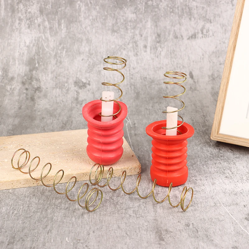 1 Pc Washing Machine Rubber Drain Valve Core Sealing Ring Water Blocking Water Sealing Cup Water Blocking Lever Spring With Cap