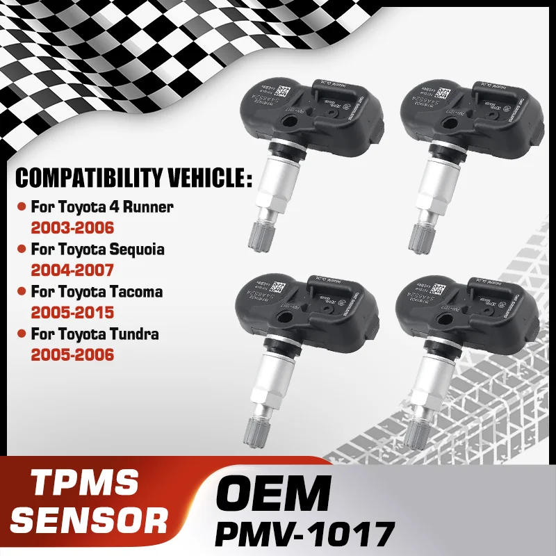 

Car Tire Pressure Sensor For Toyota 4 Runner 2003-2006 Toyota Sequoia 2004-2007 Toyota Tacoma 2005-2015 Toyota Tundra 2005-2006