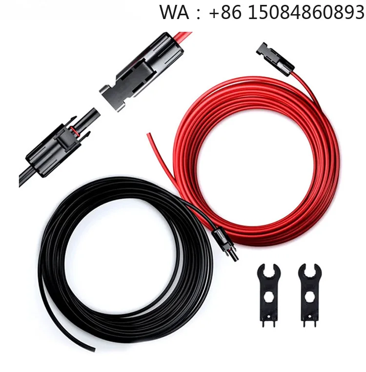 Universal Solar PV Extension Cable Multi-spec Waterproof UV Resistant Wire for Home RV Yacht Off-grid Solar Photovoltaic Power G