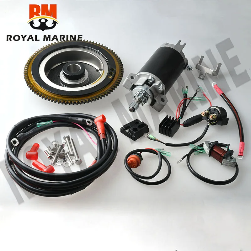 

Electric Start Kit For YAMAHA T40 2-Stroke 40HP Starter Motor set Electrical start conversion kit