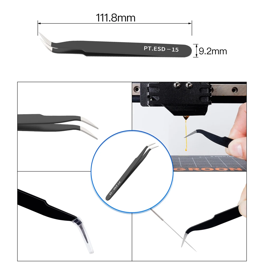 49pcs Deburring Tool 3D Model Cleaning Removal Tool Trimming Carving Knife Edge File Cutter 3D Printer Parts with Storage Bag