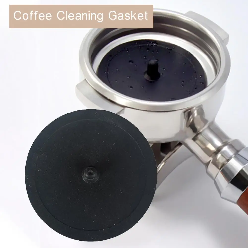 51mm 58mm Blind Filter Novel Compact Plastic Backflush Disk Filter Coffee Cleaning Gasket for Espresso Machines