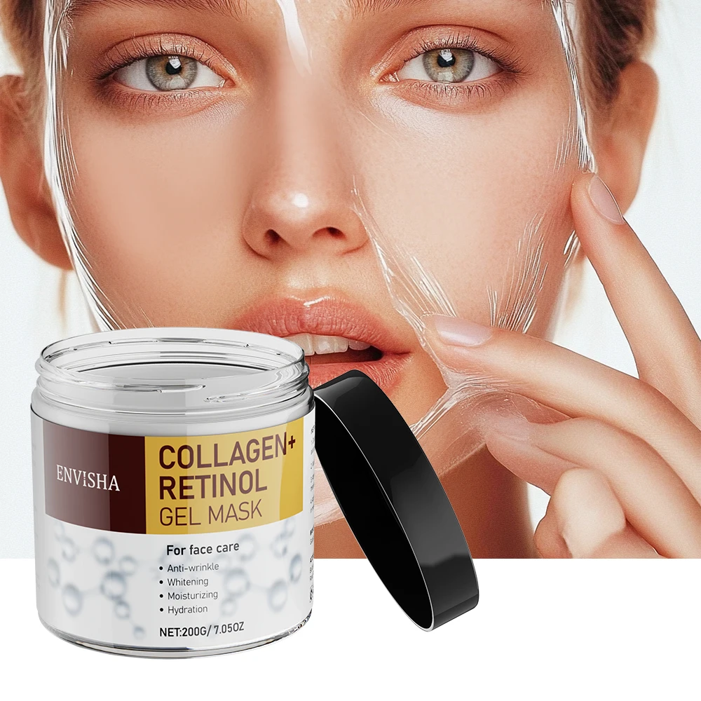 Collagen Retinol Gel Peel-off Face Mask Exfoliating Anti-aging Wrinkle Hydration Whitening Moisturizing Firming Beauty Health