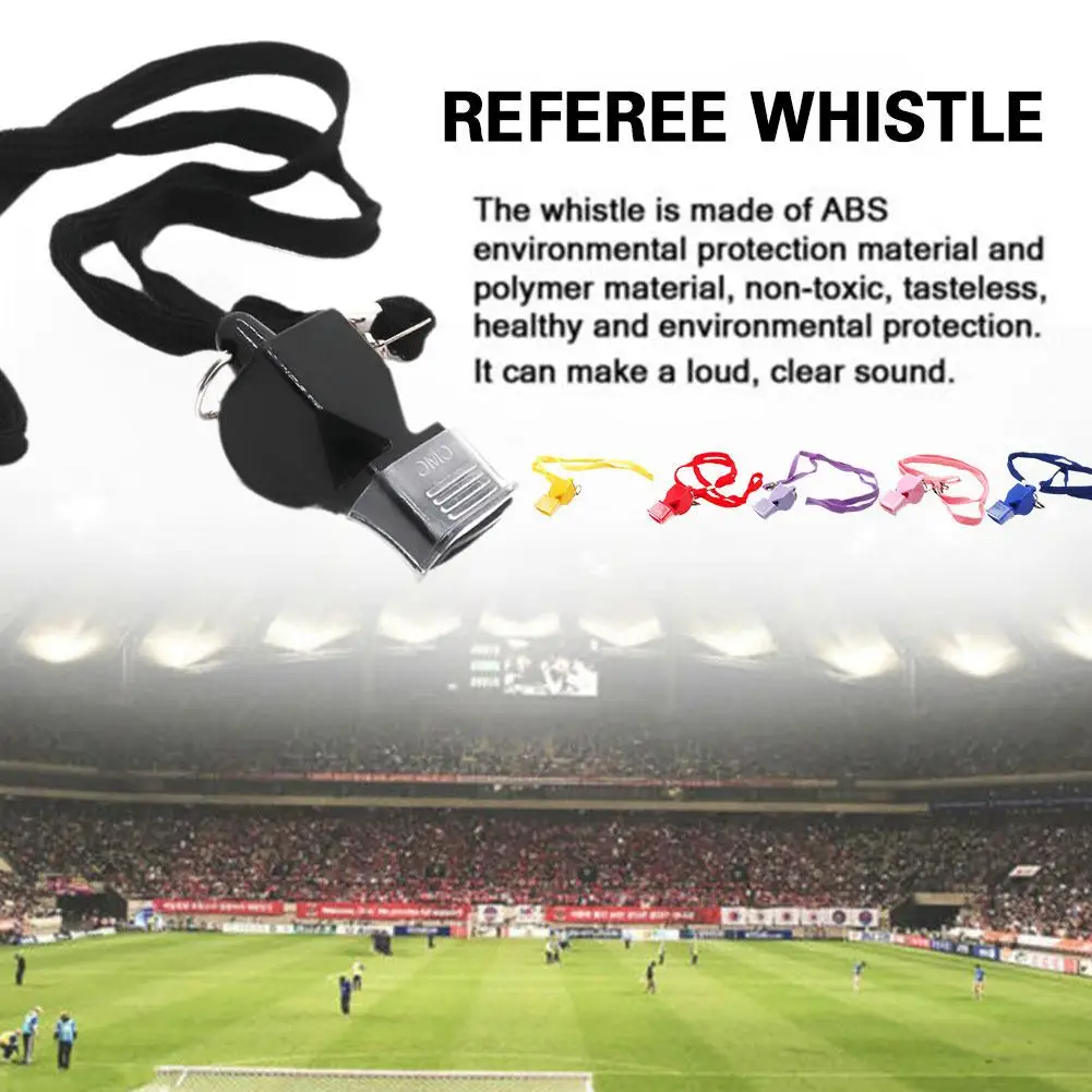 Plastic Sports Training Referee Whistle Professional Soccer Basketball Sports Training Referee Whistle Outdoor Survival Tool