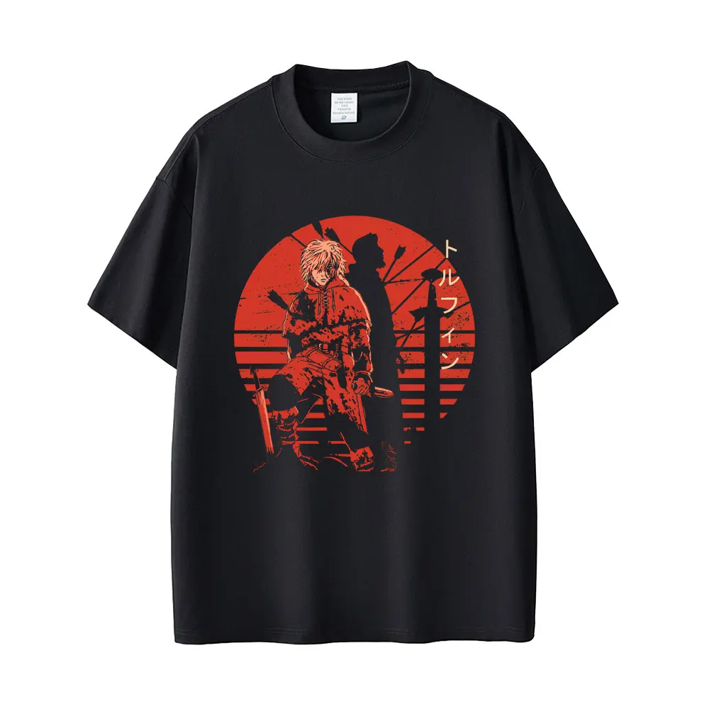 

Anime Vinland Saga Thorfinn Karlsefni Manga T Shirts Men Women Clothing Fashion Casual T-shirt Male Soft Cotton Oversized Tshirt