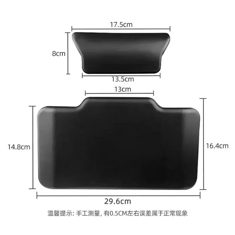 Motorcycle Passenger Backrest Back Pad Universal Self-adhesive Shockproof Moto Rear Top Case Box Luggage Cushion Backrest Pad