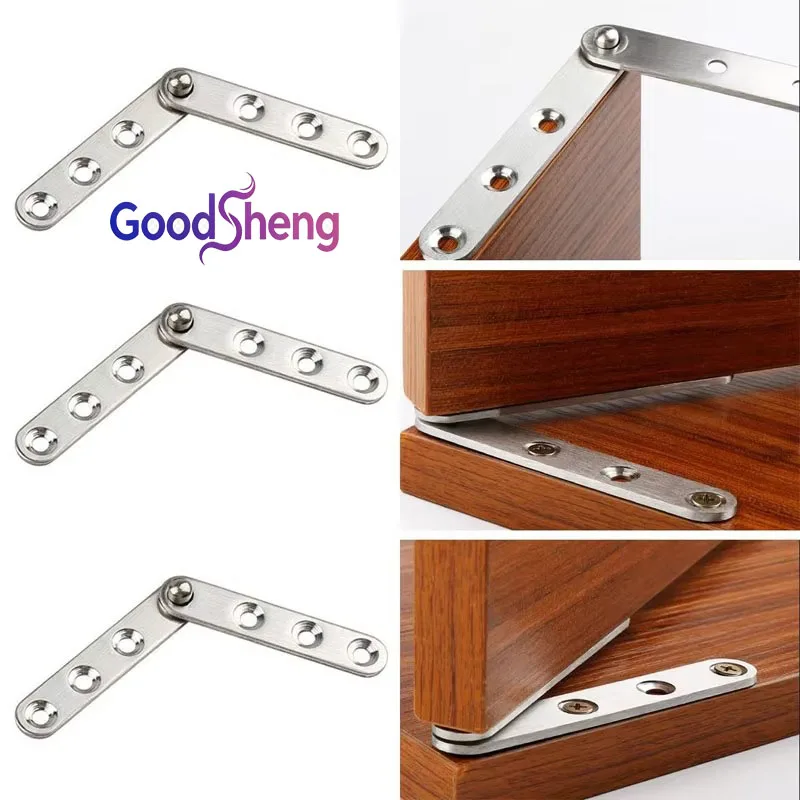 GOODSHENG 4/8/10 Pcs Rotating Hinges, Used for Wardrobes, Cabinet Doors, Rotating Shaft Pivot Furniture Hardware Accessories
