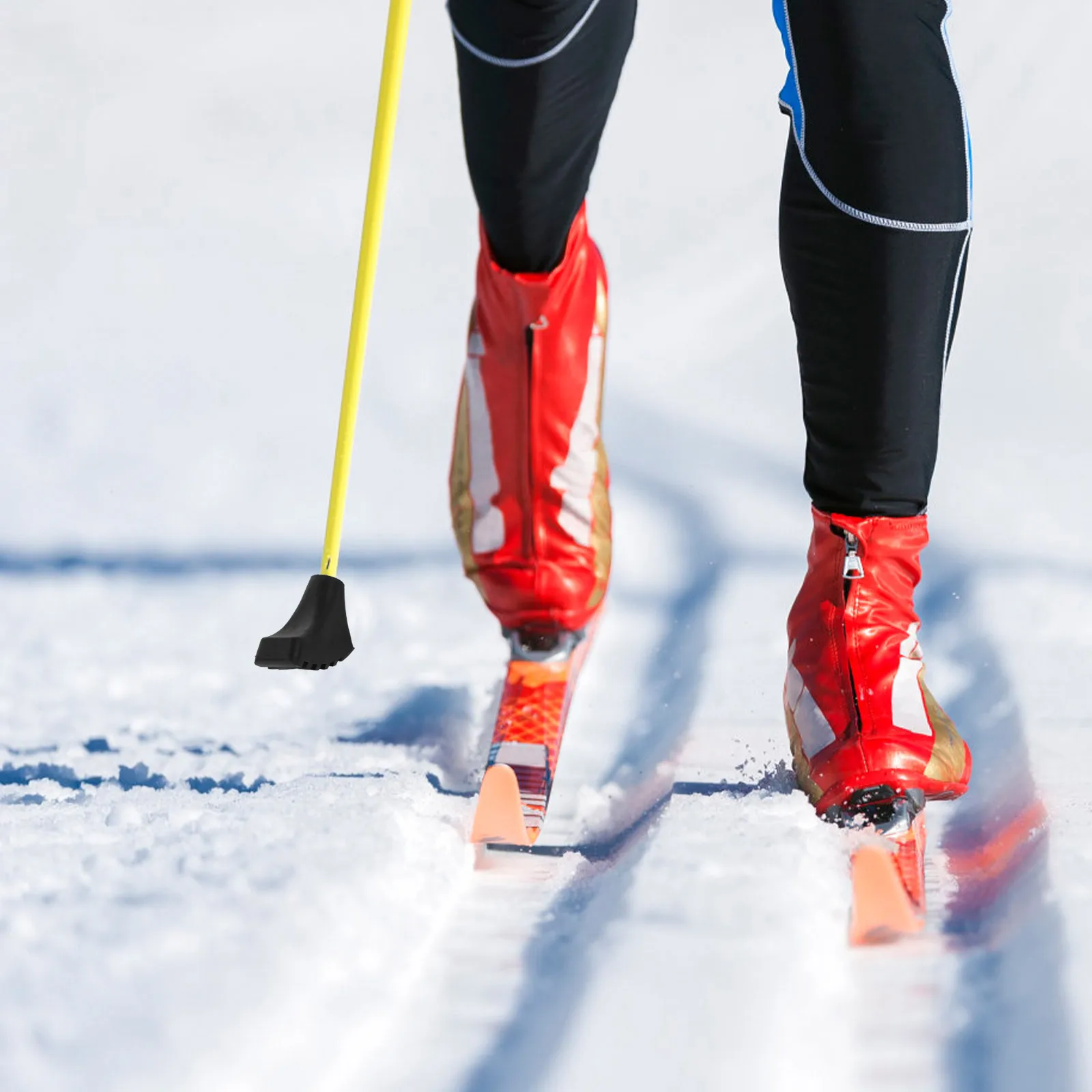 

6Pcs Trekking Pole Foot Covers Anti-Slip Design Hiking Walking Stick Tips Durable Long-Lasting Easy Install Remove