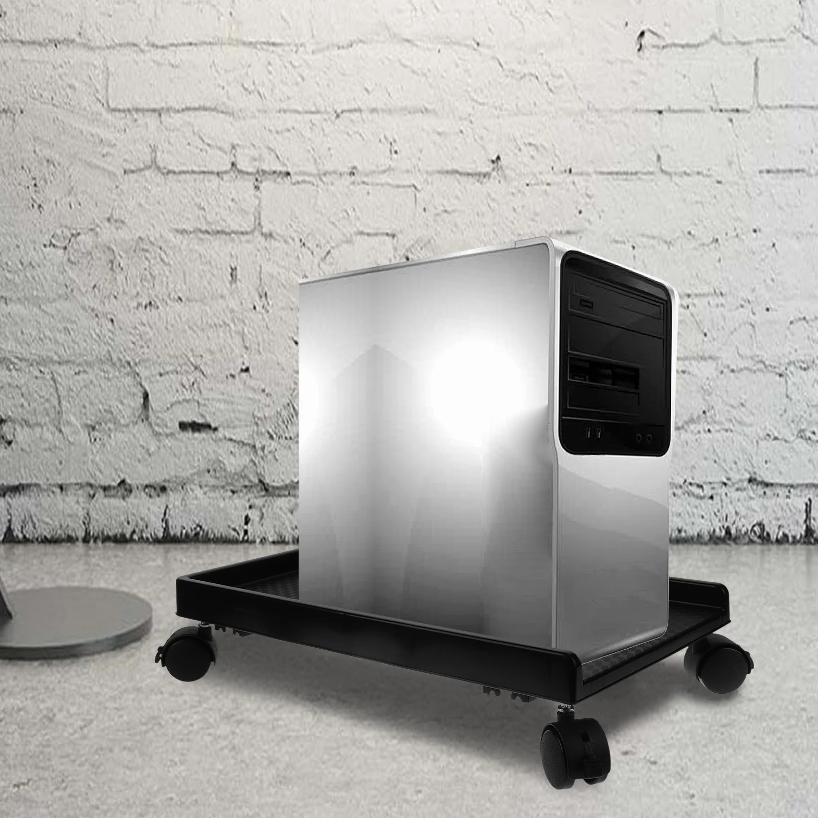 Computer Turm Turm CPU Halter Beweglichen Boden Glatte Oberfläche Wiederverwendbare PC Computer Ständer Für PC Stehen Home Office