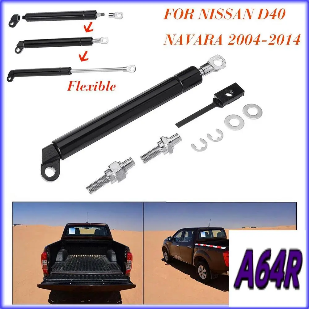 

R4-2Pcs Rear Liftgate Tailgate Slow Down Trunk Gas Shock Strut Lift Supports Fit For Nissan D40 Navara 2004-2014
