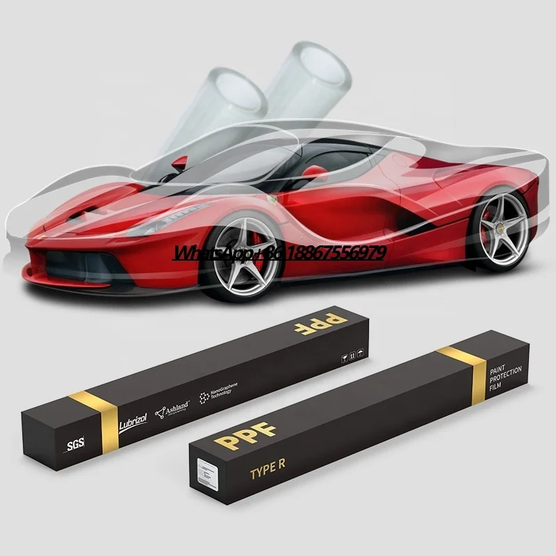 

10 years warranty Discoloration Stain Resistant Prevents car paint Wear Tear PPF Paint protection Film