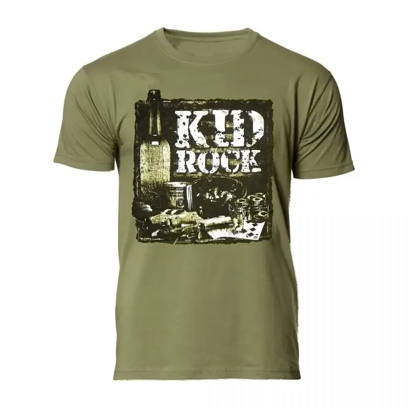 KID ROCK cd lgo POKER REVOLVER SHIRT LAST SMALL New OOP cocky cause
