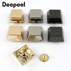 5/10/20Pcs Deepeel 11x15x6.3mm Metal Buckles Rivets Screw Bags Handbag Bottom Decorative Nails Studs Snap Hook DIY Leather Craft