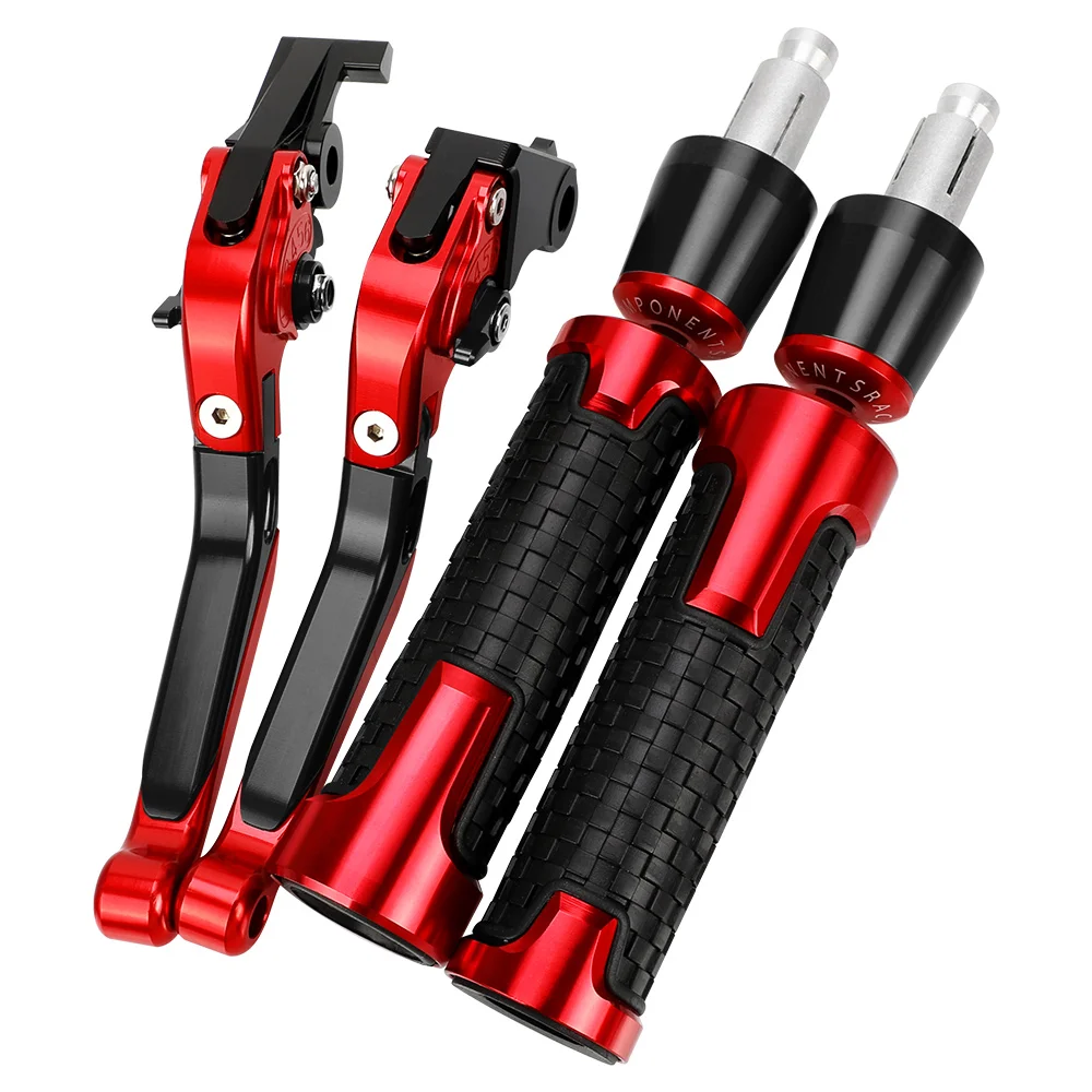 

For HONDA VFR800 VTEC VFR 800 2002 -2017 Motorcycle Accessories CNC Brake Clutch Levers Handlebar Handle Grips Ends