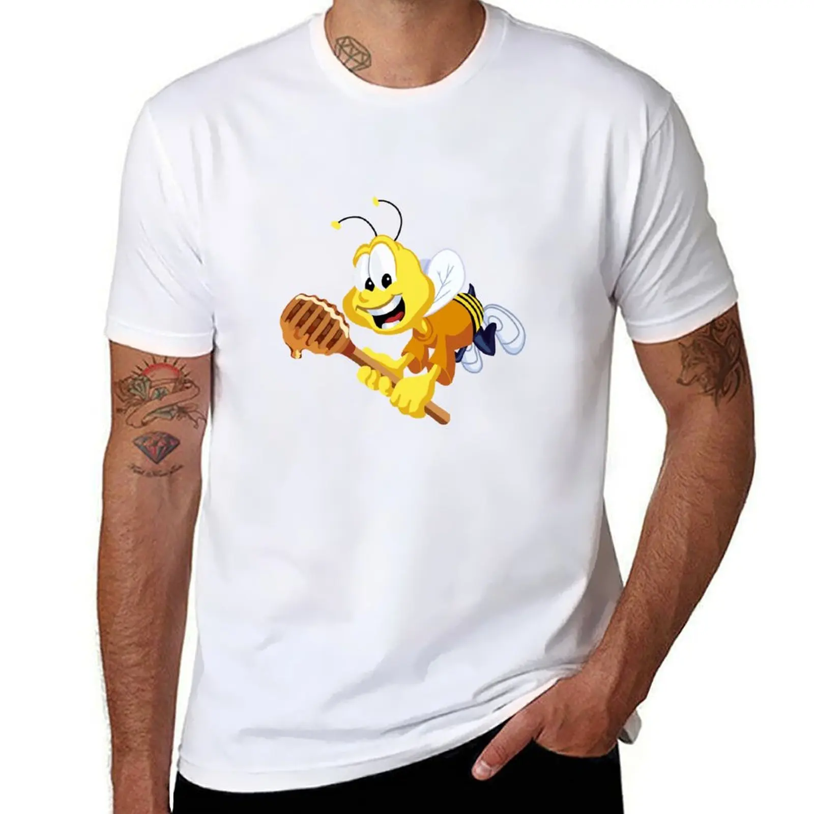 Camisas Cheerios para camiseta Buzz mascota abeja t el algodón gráfico hombre ilustración 100% Honey man t blanco Nut pack camisetas