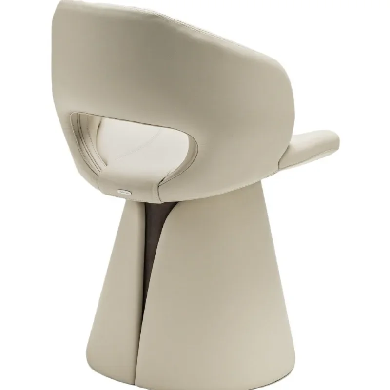 

Home restaurant designer stainless steel high-end creative cone back makeup chair