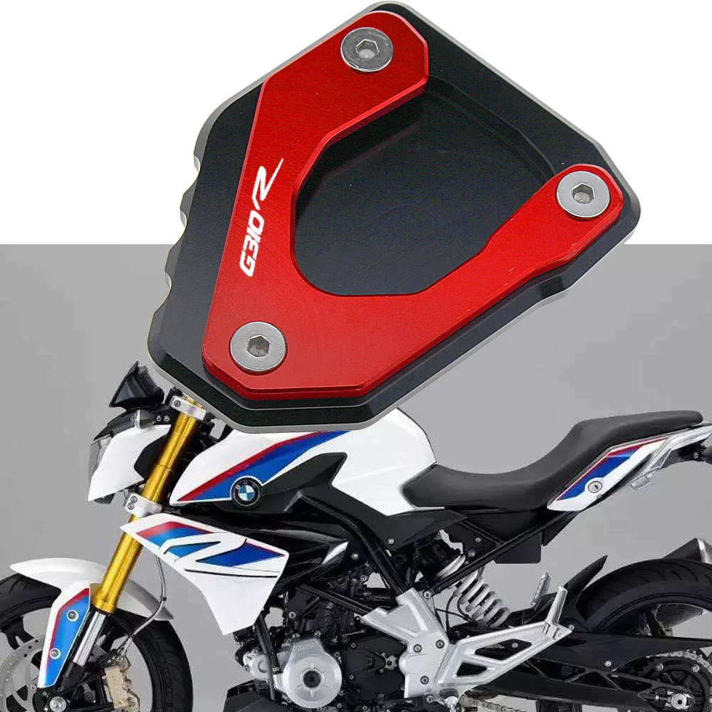 

Motorcycle Kickstand Extension Plate Foot Side Stand Enlarge Pad for BMW G310R G 310R G 310R 2017 2018 2019