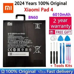 Xiao mi novo 100% original bn60 6010mah para xiaomi pad 4 mipad 4 telefone móvel em estoque baterias bateria com ferramentas de presente