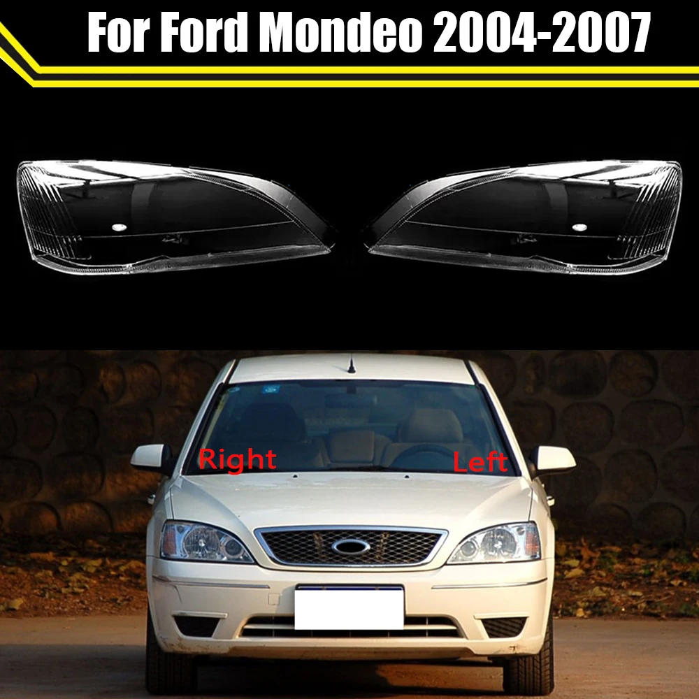 

For Ford Mondeo 2004 2005 2006 2007 Headlamps Caps Transparent Lampshade Lamp Shell Headlights Cover Lens Head Light Glasses