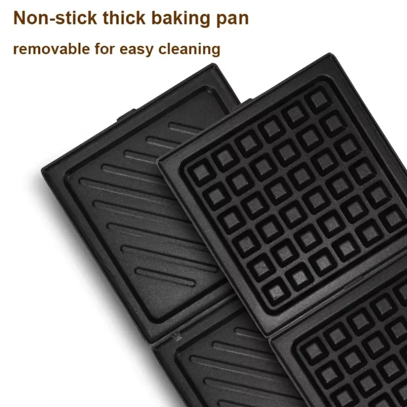 Professional Electric Waffle Maker with  Cooking Function Household and Outdoor Use for Hotels and Restaurants