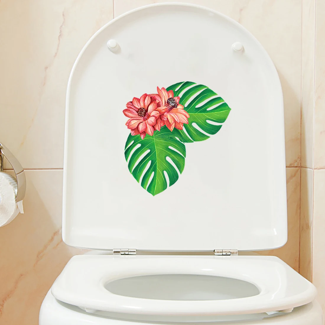 Three Ratels QCF117 Enthusiastic tropical bouquet joyful and natural atmosphere PVC self-adhesive stickers