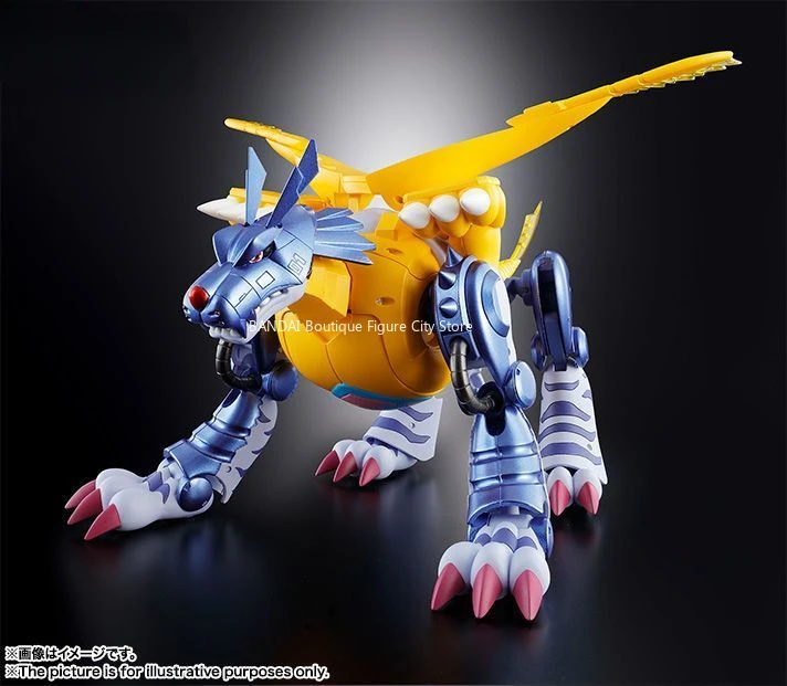 Brand New Spot Genuine Bandai Super Evolved Soul Digimon Series Steel Garurumon Deformable Figure Model Gift Collection