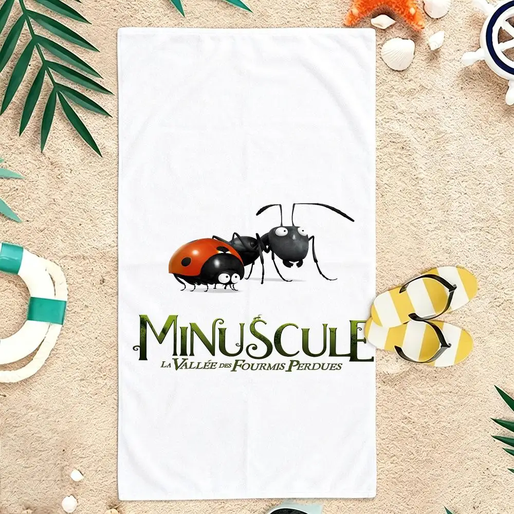 Animation M-Minuscule Towel Microfiber soft Beach Towel for Travel Fitness Sauna Bathing Camping