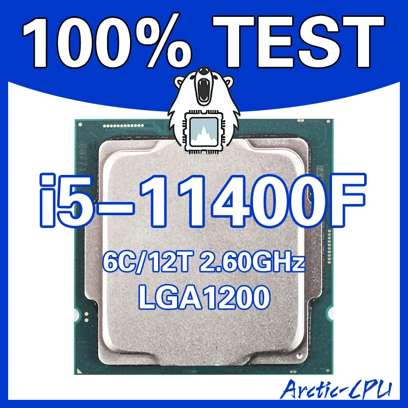 i5-11400F Arctic-CPU 100%TEST  6C/12T・2.60GHz LGA1200