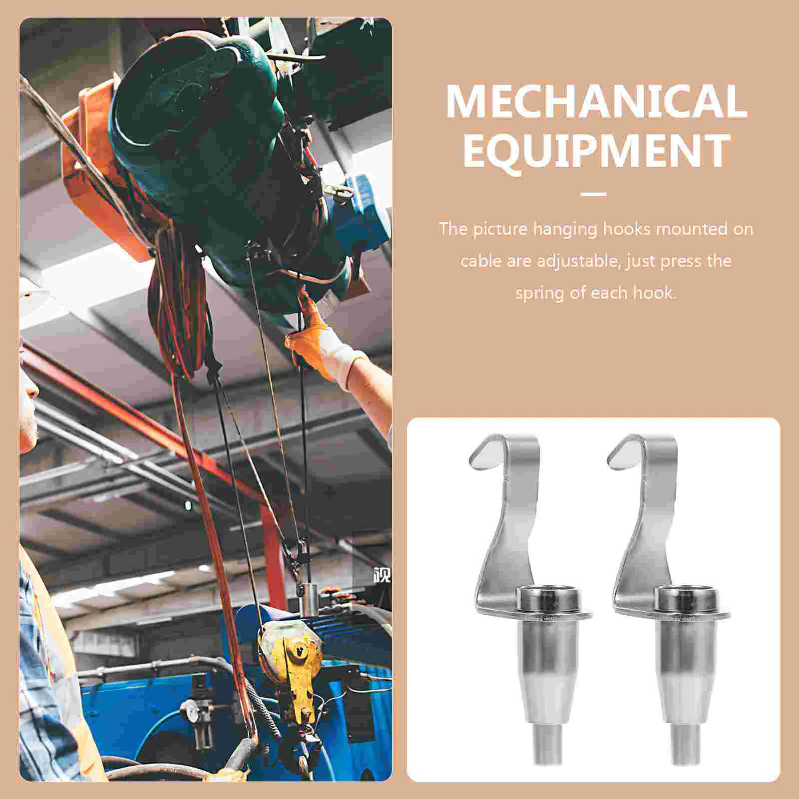 12 ชิ้นปรับเชือกลวดตะขอแขวนสําหรับรางตะขอสตริงแสงแขวนชุดสายตะขอทนทานทนทานแบริ่งรับน้ําหนักที่แข็งแกร่ง