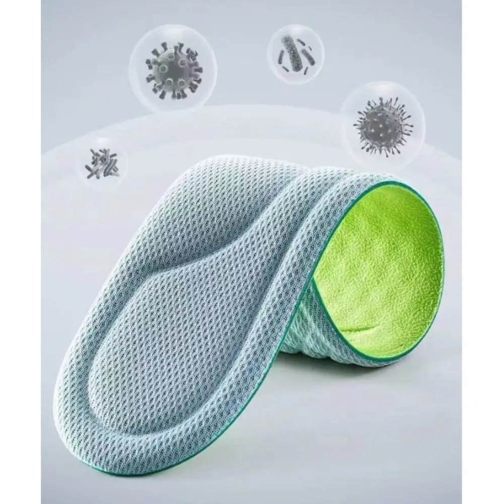 3 คู่เมมโมรี่โฟมกีฬาแผ่นรองรองเท้าระงับกลิ่นกายการดูดซึมเหงื่อออร์โทพีดิกส์พื้นรองเท้ากันลื่นระบายอากาศได้ดีรองเท้ารองเท้าผ้าใบเบาะกีฬา