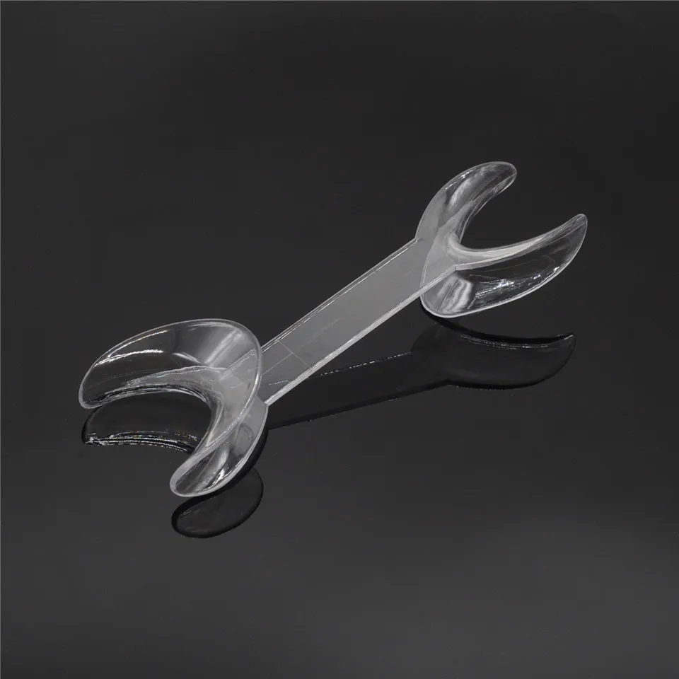 1pc Dental Transparent Double-head T-Shape Intraoral Cheek Lip Retractor Mouth Opener Cavity Expanders Dentistry Tools