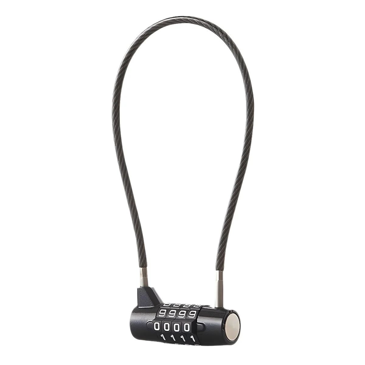 Soft steel wire password lock American refrigerator cabinet door lock Garden table and chair lawn mower sliding window padlock