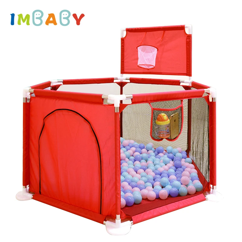 IMBABY Corralito de Bolas para Bebé – Valla de Actividad - imagen 2